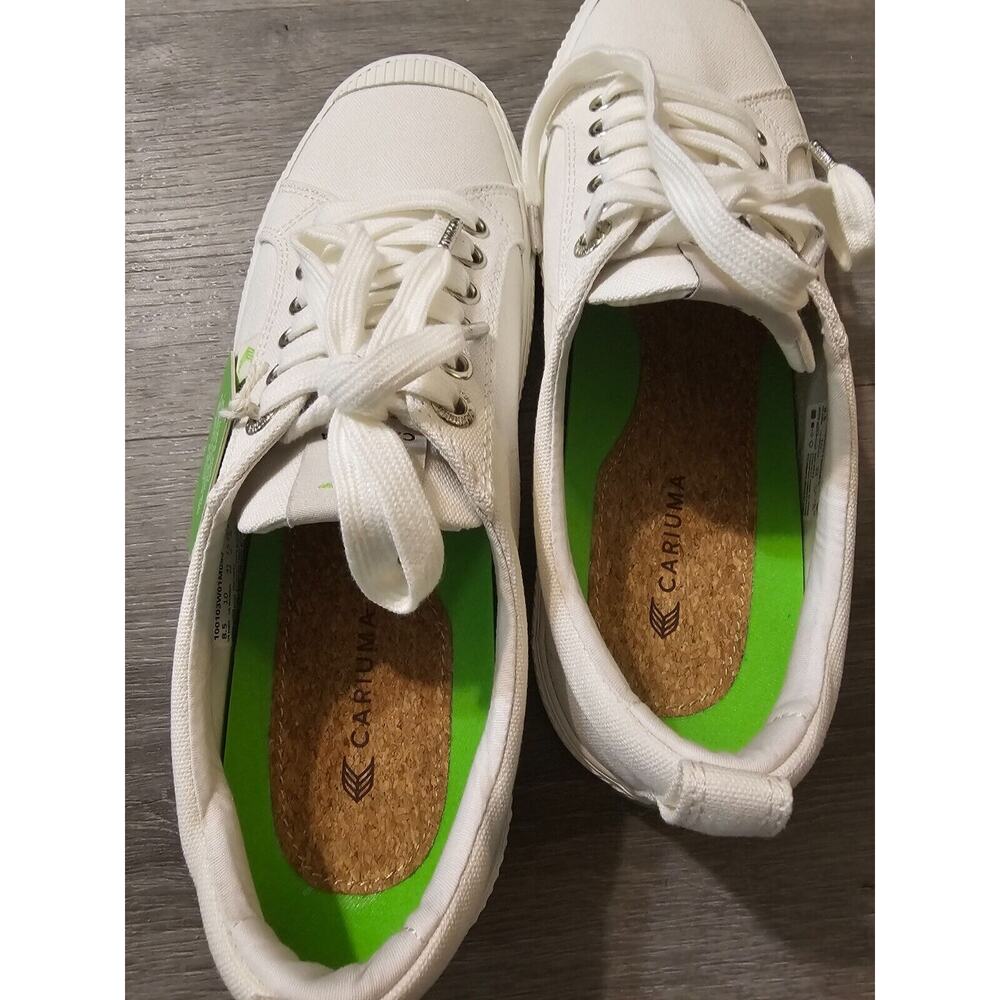Cariuma OCA Low Off-White Canvas Sneaker Size W 8  Womens Shoes - Picture 4 of 6
